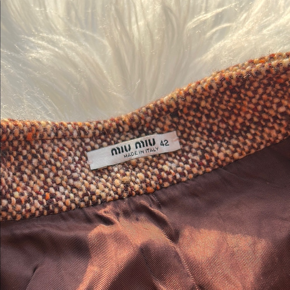 miu miu tweed skirt - Picture 7 of 9
